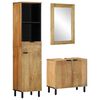 vidaXL Ensemble de meubles de salle de bain 3 pcs marron