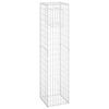 vidaXL Poteau &agrave; panier de gabion 40x40x180 cm Fer