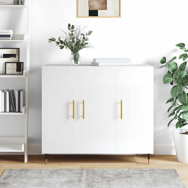 vidaXL Poign&eacute;e de cabinet 2 pcs Dor&eacute; 150 mm Acier inoxydable