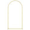 vidaXL Arche de mariage Dor&eacute; 100 x 39 x 200 cm Acier