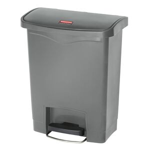 Rubbermaid Poubelle &agrave; p&eacute;dale Slim Jim 30 L Gris