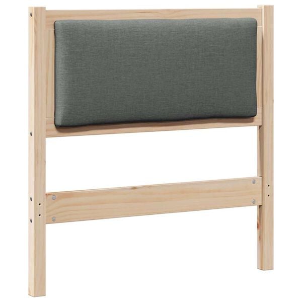 vidaXL T&ecirc;te de lit Autre Marron 80 cm Bois massif en pin