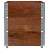 vidaXL Colliers de palette 3 pcs marron 100x50 cm bois de pin solide