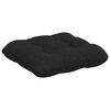 vidaXL Coussins de si&egrave;ge 4 pcs Noir 45 x 45 x 12 cm tissu