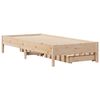 vidaXL Cadre de lit sans matelas 90x200 cm bois de pin massif
