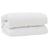 vidaXL Couette avec Oreillers avec oreiller 3 pcs Blanc Microfibre
