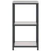 vidaXL Rangement de cuisine avec &eacute;tag&egrave;re Argent 60 x 50 x 92 cm Acier
