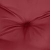 vidaXL Coussin de palette rouge bordeaux 70x70x12 cm tissu