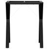 vidaXL Pieds de table à manger cadre en Y 60x50x73 cm acier