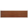 vidaXL Appui de fen&ecirc;tre Bois marron 60 x 25 x 4,5 cm PVC
