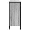 vidaXL Buffet sonoma gris 97x32,5x74,5 cm bois d'ingénierie