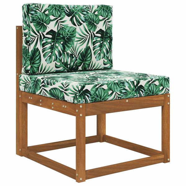 vidaXL Coussin de canap&eacute; d'ext&eacute;rieur 2 pcs Motif feuille Polyester