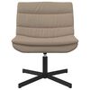 vidaXL Chaise pivotante Cappuccino 63 x 75 x 76 cm PU