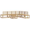 vidaXL Ensemble de canap&eacute;s d'ext&eacute;rieur 7 Pi&egrave;ce Blanc