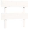 vidaXL Cadre de lit sans matelas blanc 100x200 cm bois massif