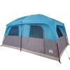 vidaXL Tente de cabine familiale 8 personnes bleu imperm&eacute;able