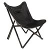 Lesli Living Chaise papillon Aztec 70x81,5x98 cm Noir et blanc