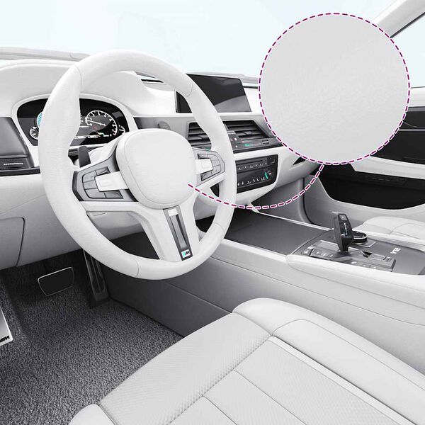 vidaXL Films de voiture 2 pcs Blanc mat 100x150 cm+50x150 cm