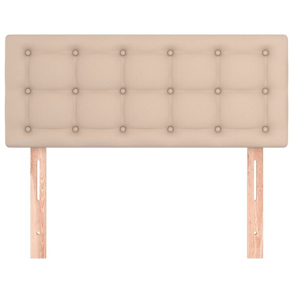 vidaXL Tête de lit Cappuccino 100x5x78/88 cm Similicuir