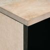 vidaXL Cabinet de chevet Beige 50 x 33 x 62 cm Bois d'acacia massif