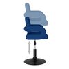 vidaXL Tabouret de bar Bleu Tissu