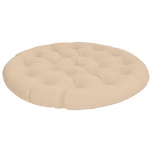 vidaXL Coussin de chaise Papasan VIANEN 100 % polyester Cr&egrave;me