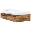 vidaXL Cadre de lit au sol Bois ancien 80 x 200 cm Bois d'ing&eacute;nierie