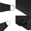 vidaXL Voile d'ombrage 160 g/m&sup2; Noir 2,5x4 m PEHD