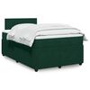 vidaXL Sommier &agrave; lattes de lit avec matelas vert fonc&eacute; 120x190 cm