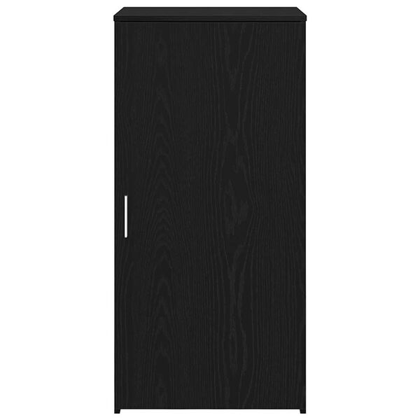 vidaXL Armoire de rangement Noir 50x45x103,5 cm Bois d'ing&eacute;nierie