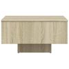 vidaXL Table basse chêne sonoma 60x60x31,5 cm bois d'ingénierie
