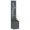 vidaXL Écran de confidentialité de jardin Anthracite 32 x 140 cm