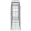 vidaXL Paniers à gabions arqués 8 pcs 300x50x120/140 cm fer galvanisé