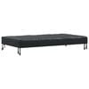 vidaXL Housse de Table Uni Noir 102 x 202 x 15 cm tissu
