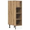 vidaXL Meuble bas Riga Ch&ecirc;ne artisanal 20x44,5x81,5 cm