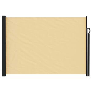vidaXL Store lat&eacute;ral r&eacute;tractable Sable 500 x 140 cm Polyester