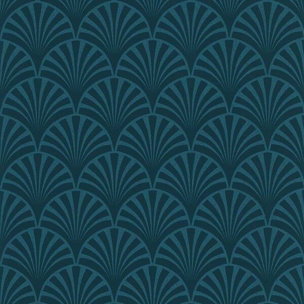 Noordwand Papier peint couleurs & mati&egrave;res 20's Pattern Artdeco bleu