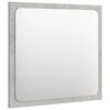 vidaXL Miroir de salle de bain Gris b&eacute;ton 40x1,5x37 cm Agglom&eacute;r&eacute;