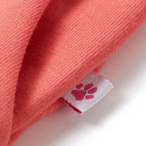 Pantalon à jambes larges pour enfants corail 140
