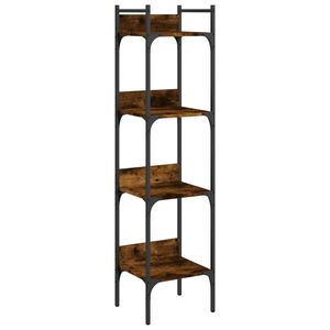 vidaXL Biblioth&egrave;que &agrave; 4 niveaux ch&ecirc;ne 35x30x138,5 cm bois d'ing&eacute;nierie
