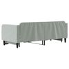 vidaXL Lit de jour avec gigogne sans matelas gris clair 80x200 cm