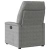 vidaXL Fauteuil inclinable &eacute;lectrique gris fonc&eacute; tissu microfibre