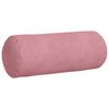 vidaXL Coussins d'accent 2 pcs Rose Ø 15 x 40 cm