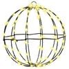 vidaXL Fleuron lumineux de No&euml;l 96 LED Blanc chaud Diam&egrave;tre 30 x 32 cm