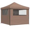 vidaXL Tente de f&ecirc;te Marron 292 x 292 x 315 cm Tissu Oxford