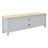 vidaXL Meuble TV Gris 120x30x40 cm Bois