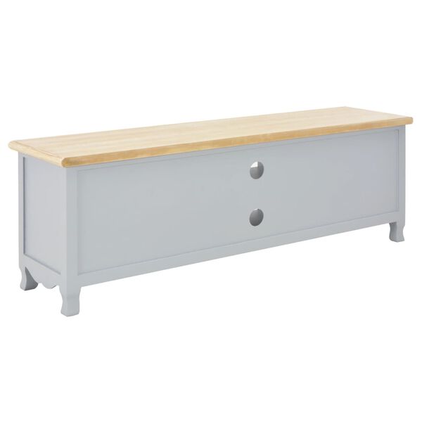 vidaXL Meuble TV Gris 120x30x40 cm Bois