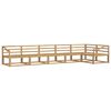 vidaXL Ensemble de canap&eacute;s d'ext&eacute;rieur 6 pc Blanc Bois d'Acacia Massif