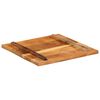 vidaXL Dessus de table carr&eacute; 60x60 cm 25-27 mm Bois de r&eacute;cup&eacute;ration
