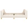 vidaXL Cadre de lit pour enfants avec tête de lit Crème 80 x 200 cm